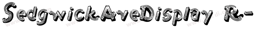 SedgwickAveDisplay R字体转换
